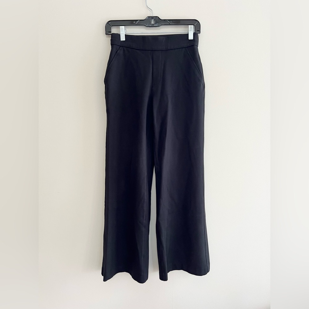 SPANX The Perfect SPANXsmooth™ PerfectFit Ponte Wide Leg Pant, Black, size XS - Picture 2 of 10